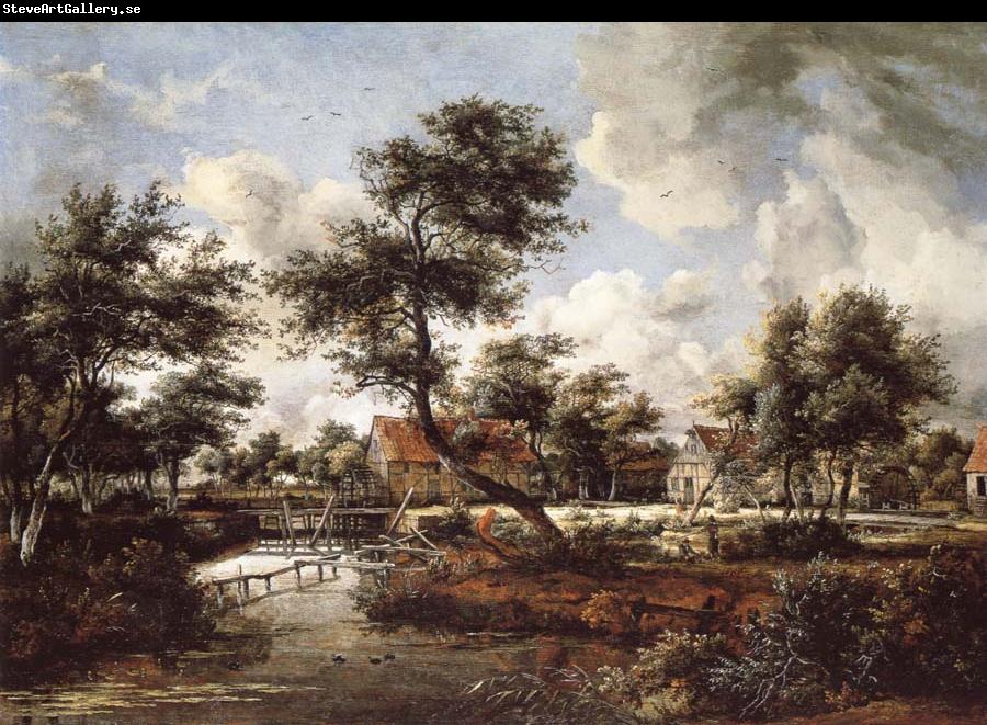 Meindert Hobbema The Watermills at Singraven near Denekamp